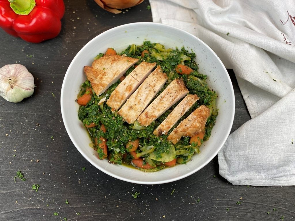 Chicken With Spinach Recipe