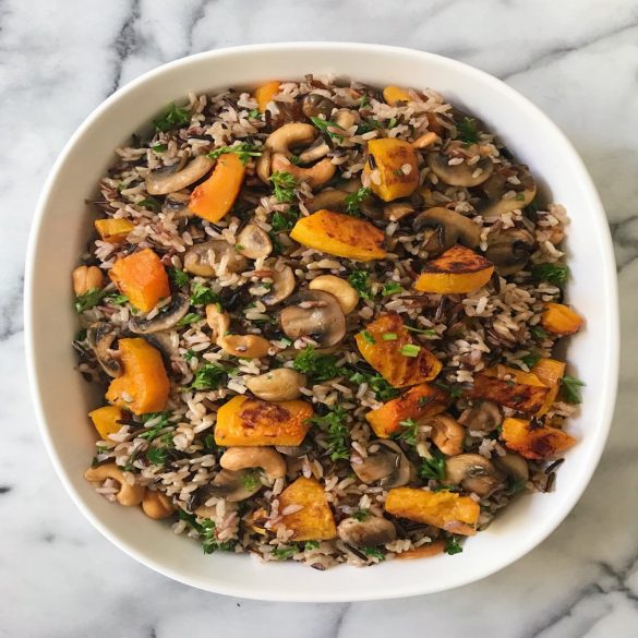 Mushrooms Wild Rice Recipe - DayToDayRecipes.com